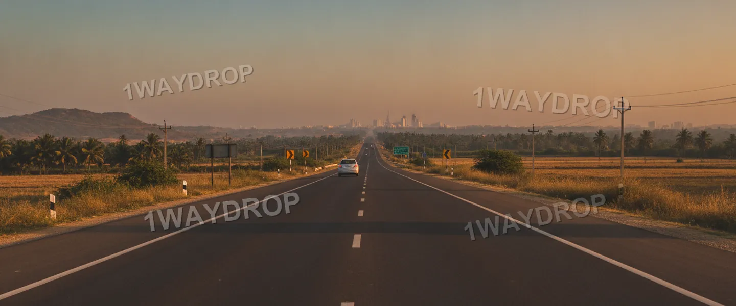 The road from Madurai to Chennai