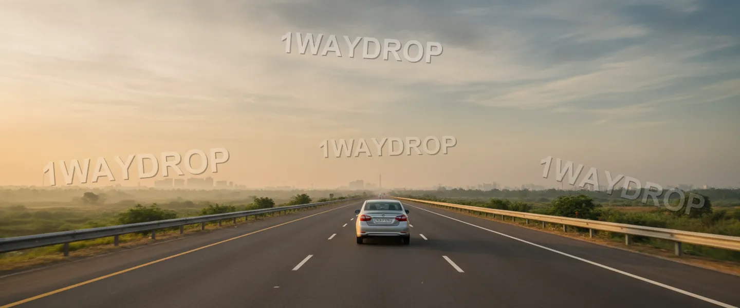 The road from Tirupati to Chennai