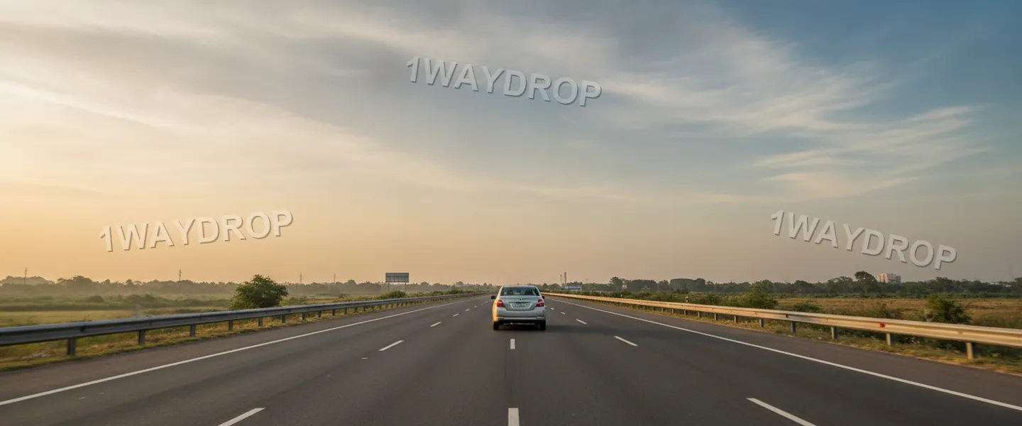 The road from Vellore to Chennai